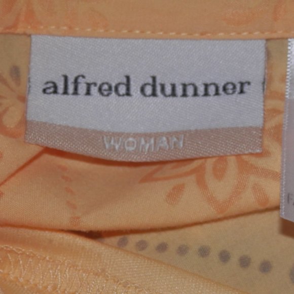 Alfred Dunner 18W Yellow Twinset 2 Piece Top Button Blouse Stretch Knit Top H639 - Picture 6 of 7